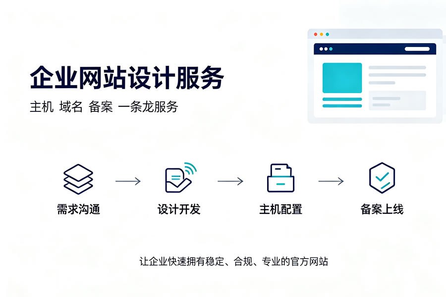 企业官网建设一条龙服务（防伪系统配套享折扣优惠）